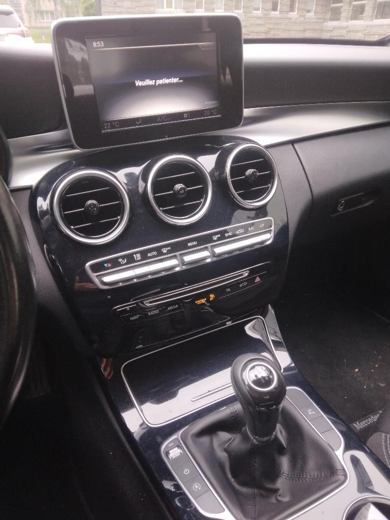 AUTO Mercedes C180 diesel euro 6b, Auto's, 4 deurs, 4 cilinders, Start-stop-systeem, Zwart