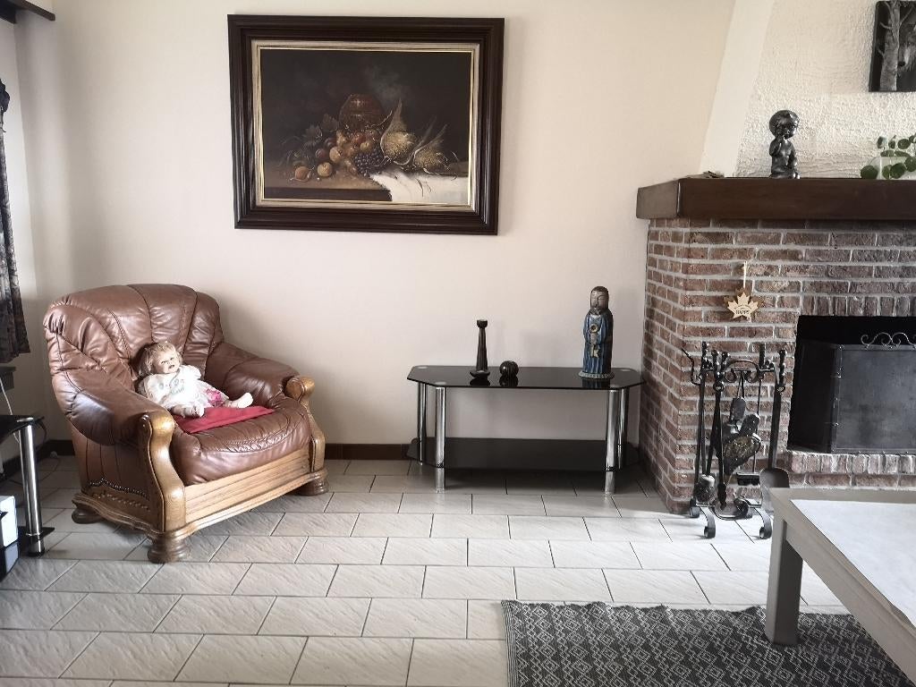 Tv-hoekmeubel met zwart glas, Huis en Inrichting, Ophalen, Glas