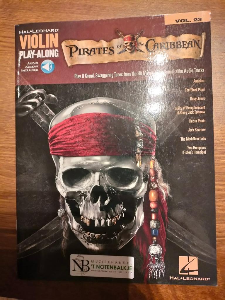 Pirates of the Carribean bladmuziek viool, Ophalen of Verzenden, Nieuw