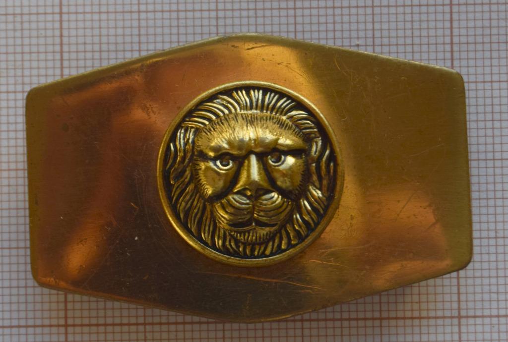 Boucle de ceinturon tête de lion, Enlèvement ou Envoi, Autres, Autres types