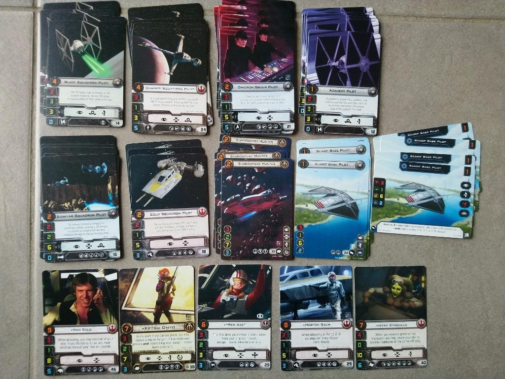 X-Wing Miniatures Cartes promo en anglais lot Star Wars, Collections, Enlèvement ou Envoi, Comme neuf, Jeu