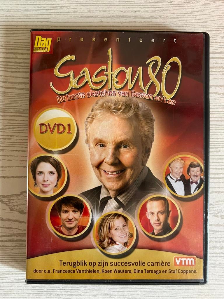 DVD Gaston 80, Alle leeftijden, Ophalen of Verzenden, Zo goed als nieuw, Tv-programma of Sketches