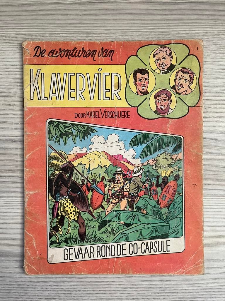 De avonturen van klavervier - 1 - Gevaar rond de co-capsule, Livres, Une BD, Enlèvement ou Envoi, Utilisé