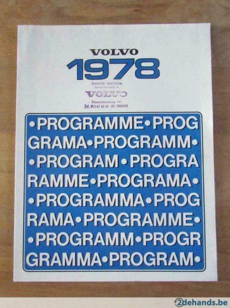 Folder Volvo gamma 1978, Boeken, Auto's | Folders en Tijdschriften, Ophalen of Verzenden, Zo goed als nieuw, Volvo