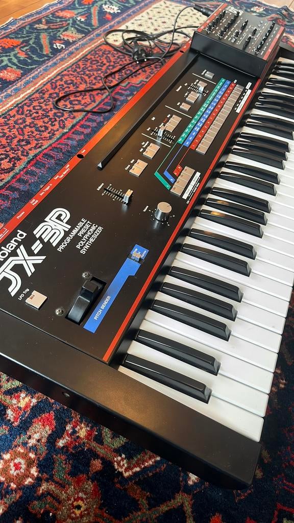 Roland JX-3p with midi expansion kit and dt 200, Ophalen of Verzenden, Roland