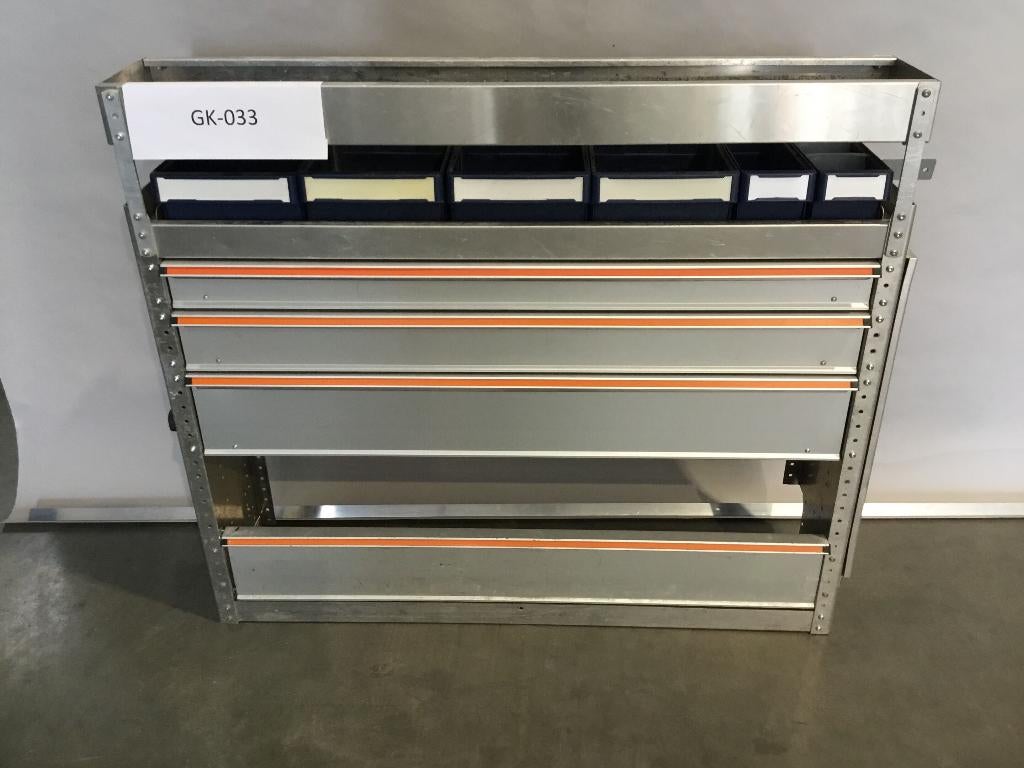 Aluminium bedrijfswagen inrichting GK-033, Ophalen of Verzenden