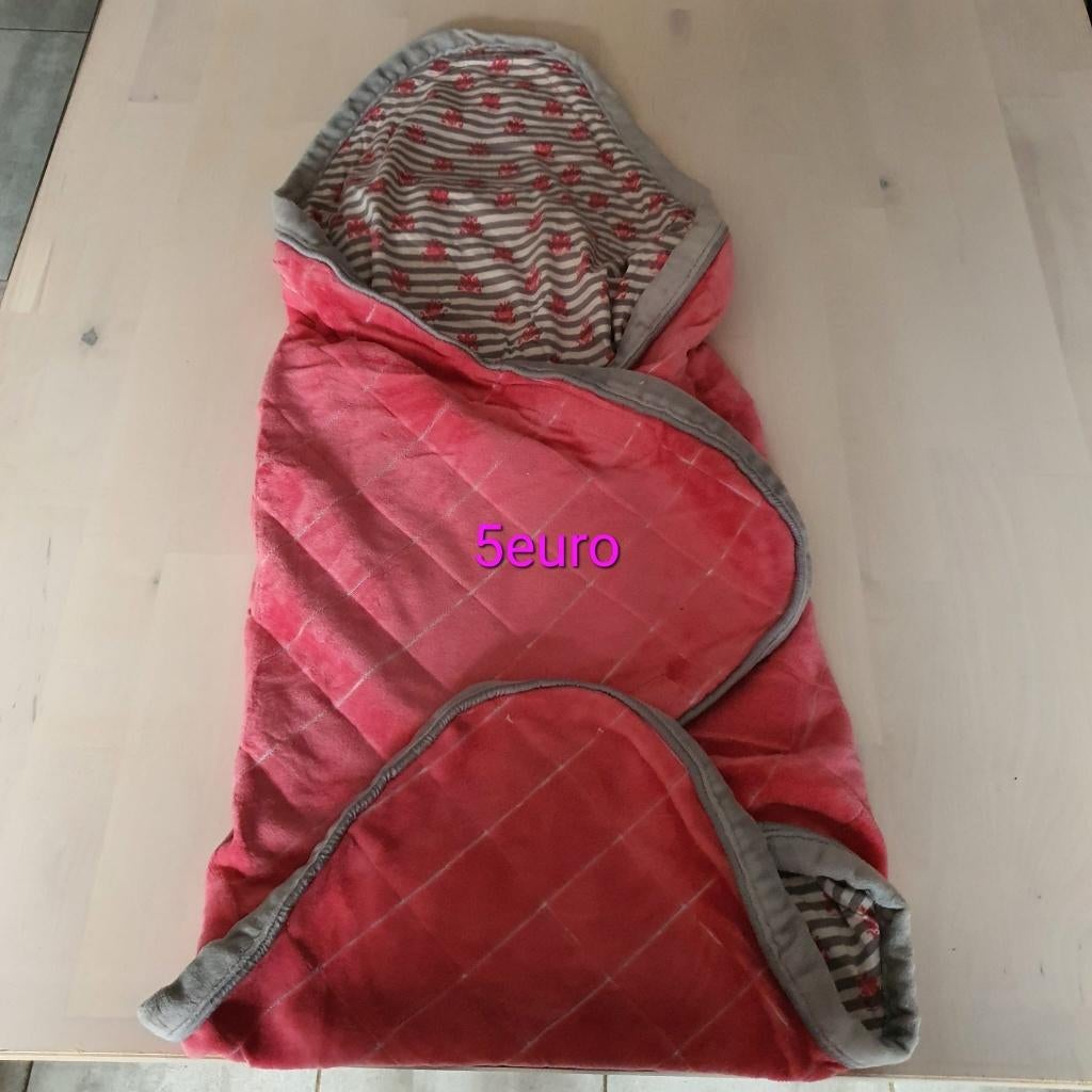 Warme roze inbakerdoek in goede staat, Kinderen en Baby's, Dekens, Slaapzakjes en Inbakerproducten, Ophalen of Verzenden, Zo goed als nieuw