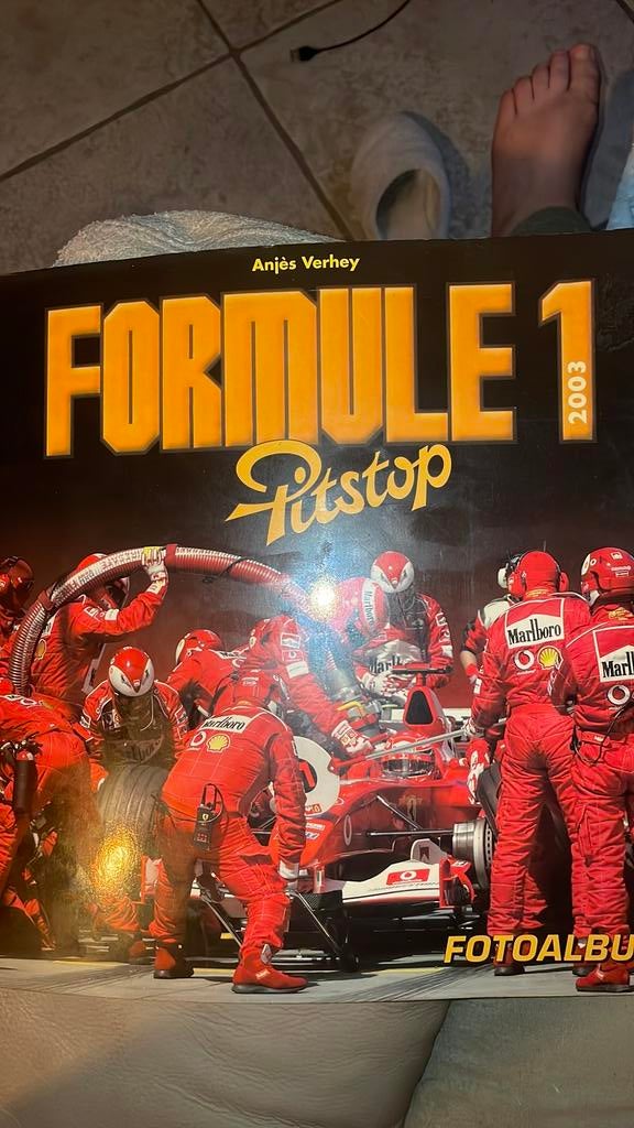 Formule 1 Pitstop FOTOALBUM, Ophalen, Zo goed als nieuw