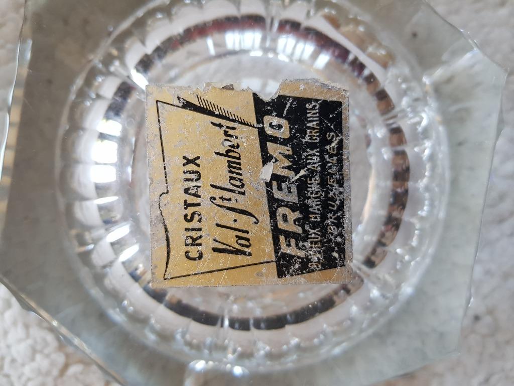 cendrier VAL SAINT LAMBERT, Enlèvement