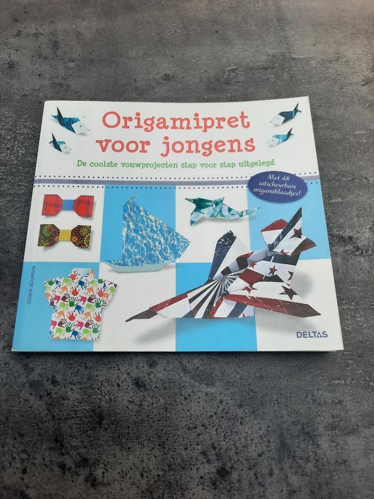 Origamipret voor jongens, Livres, Loisirs & Temps libre, Enlèvement, Comme neuf, Scrapbooking et Bricolage, Diversen