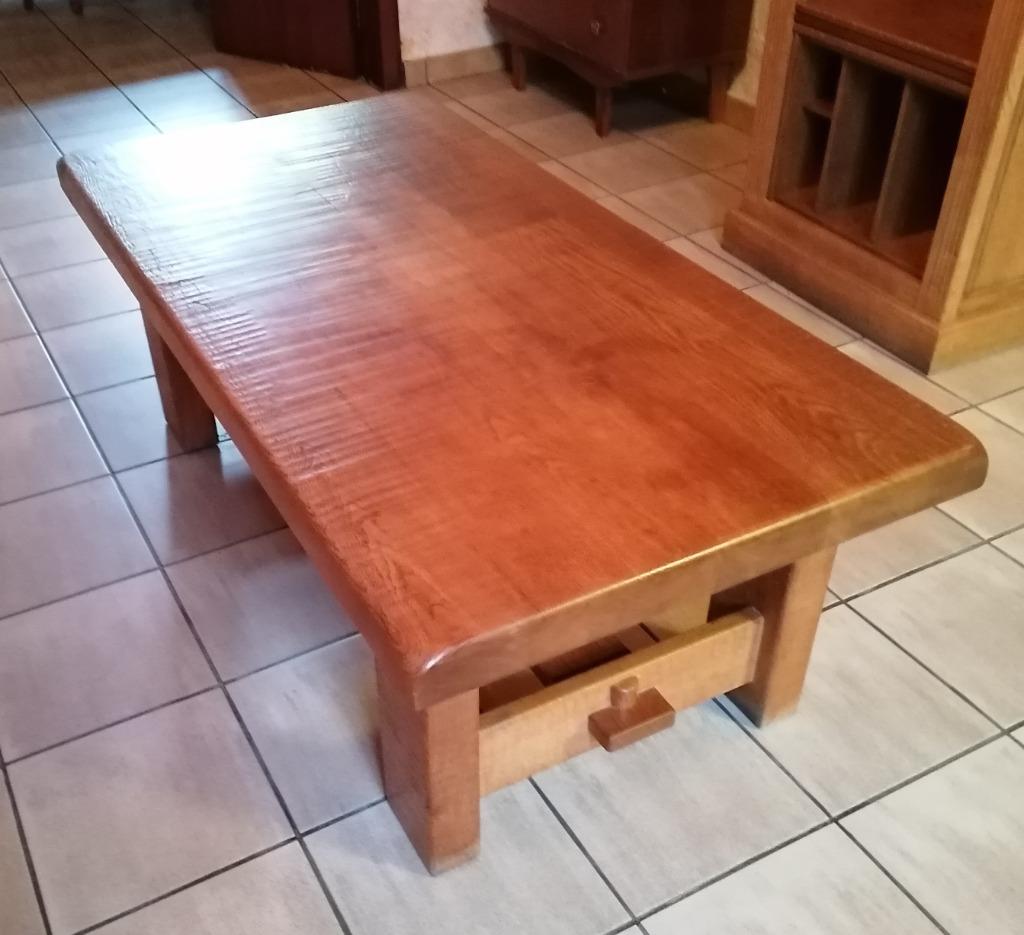 Table de Salon, Maison & Meubles, 100 à 150 cm, Fermette, Enlèvement, Utilisé