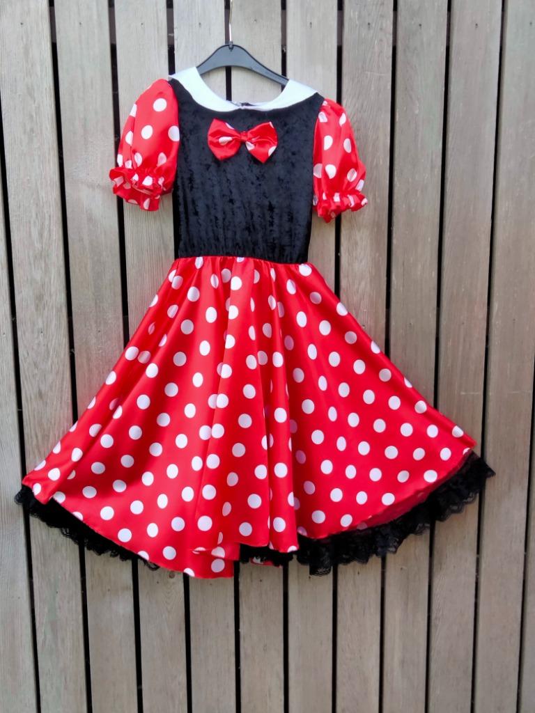 Très Belle Robe " Minnie Mouse " Taille 128, Enfants & Bébés, Costumes de carnaval & Déguisements, Enlèvement ou Envoi, Comme neuf