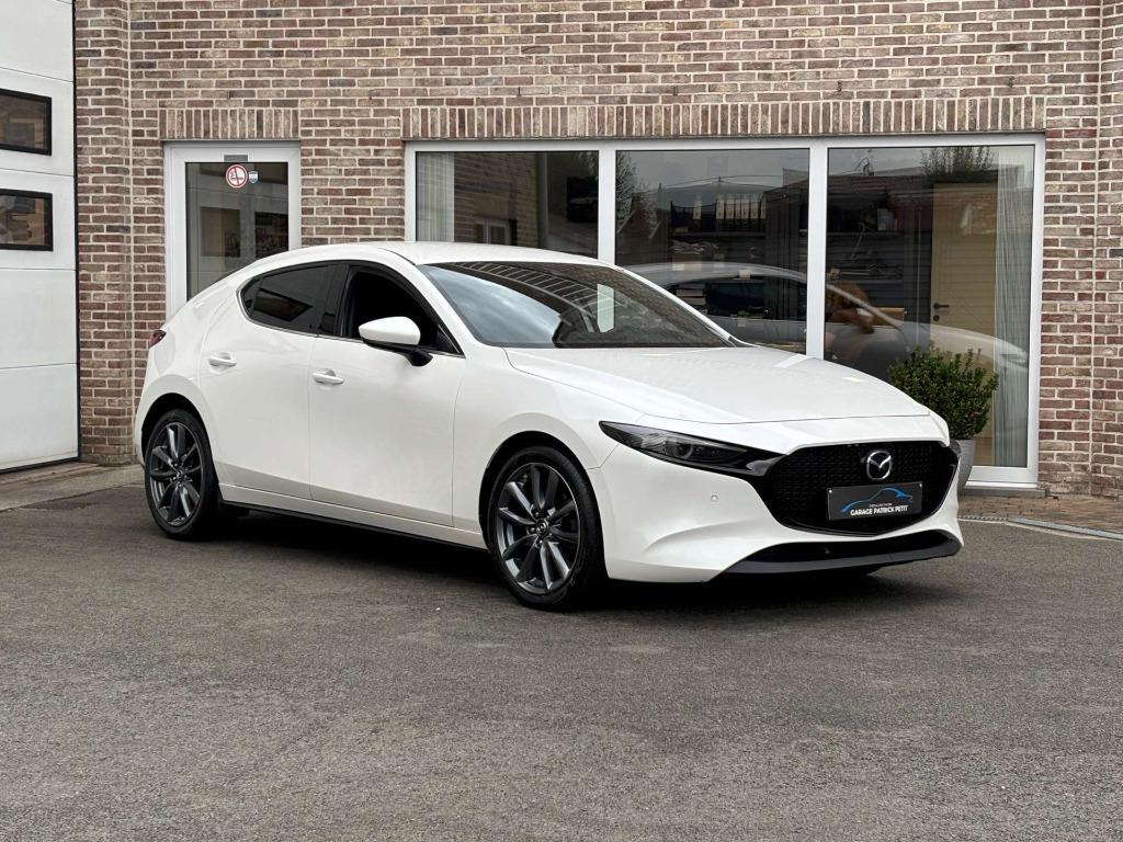 Mazda 3 2.0 M-HYBRID / Camera / Apple / 54000km, Auto's, Stof, 4 cilinders, USB, Wit