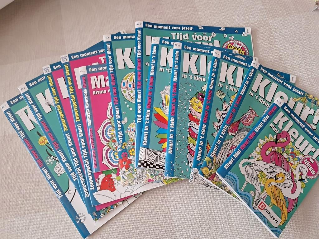 Denksport kleurboeken, Ophalen, Nieuw