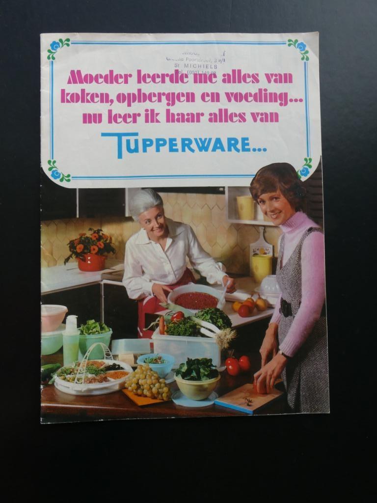 Oude Tupperware folder, Boeken, Catalogussen en Folders, Ophalen of Verzenden, Gelezen, Folder