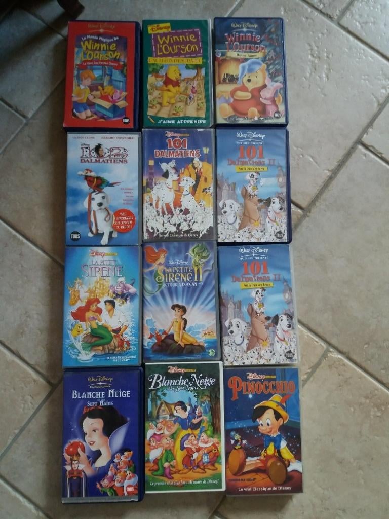 cassettes vidéo disney et autres, CD & DVD, Enlèvement ou Envoi