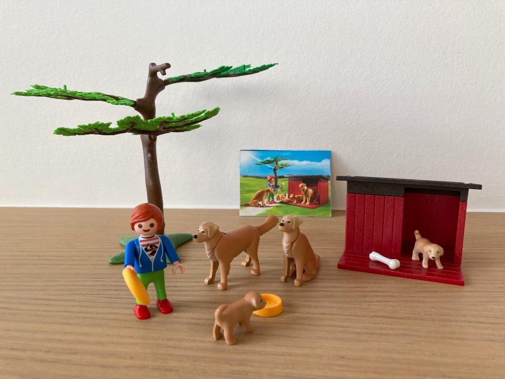 Playmobil Golden Retrievers met puppy's, set 6134, Enlèvement, Comme neuf, Ensemble complet