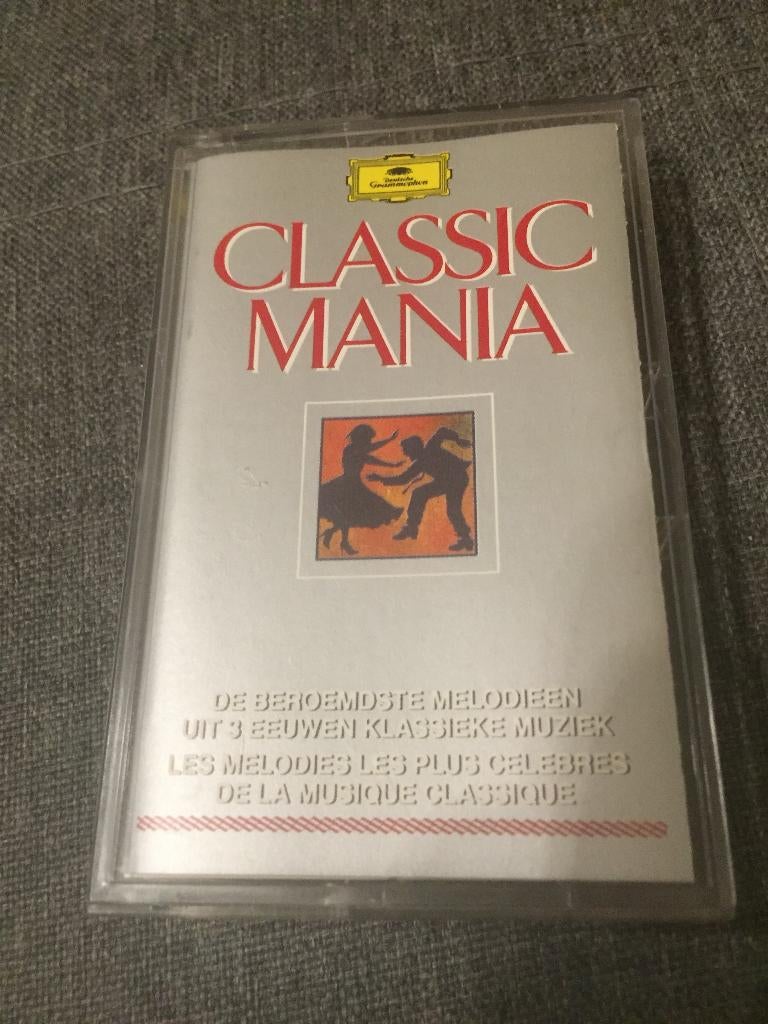 Muziek cassette Classic Mania, Cd's en Dvd's, Cassettebandjes, Klassiek, 1 bandje, Ophalen of Verzenden, Zo goed als nieuw