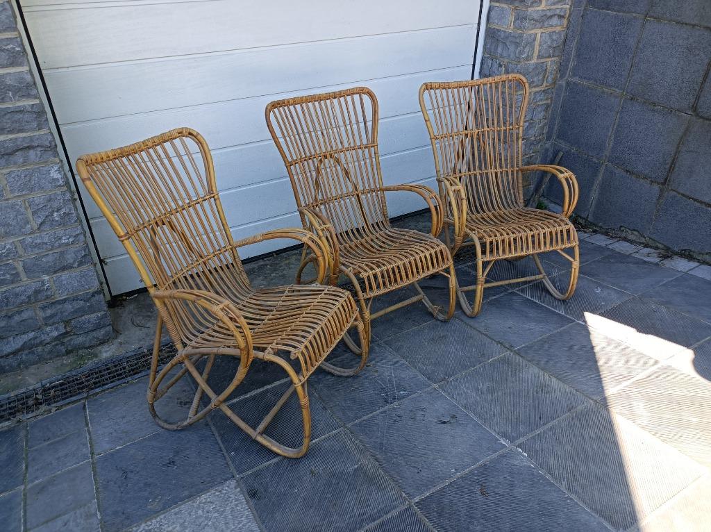 Fauteuils "Emmanuelle", Maison & Meubles, Fauteuils, Enlèvement, Comme neuf, Osier ou Rotin