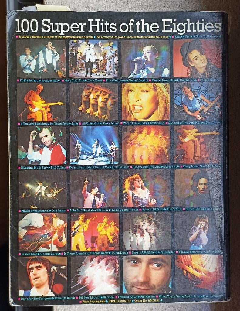 100 Super Hits of the 80's - partitions rock, blues & pop, Musique & Instruments, Enlèvement ou Envoi, Piano, Artiste ou Compositeur