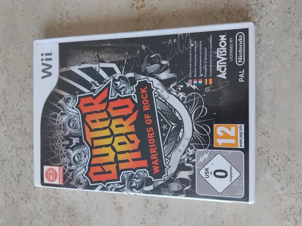 Wii Guitar hero warriors of rock, Enlèvement ou Envoi, Comme neuf