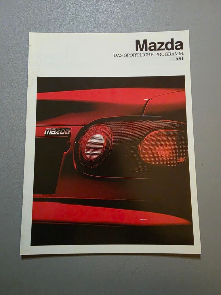 Brochure du programme Mazda Sports, Livres, Autos | Brochures & Magazines, Envoi, Mazda