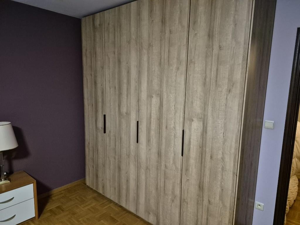 Kledingkast Nolte houtstructuur Horizont 100, Huis en Inrichting, Ophalen, Met deur(en), 200 cm of meer, Zo goed als nieuw
