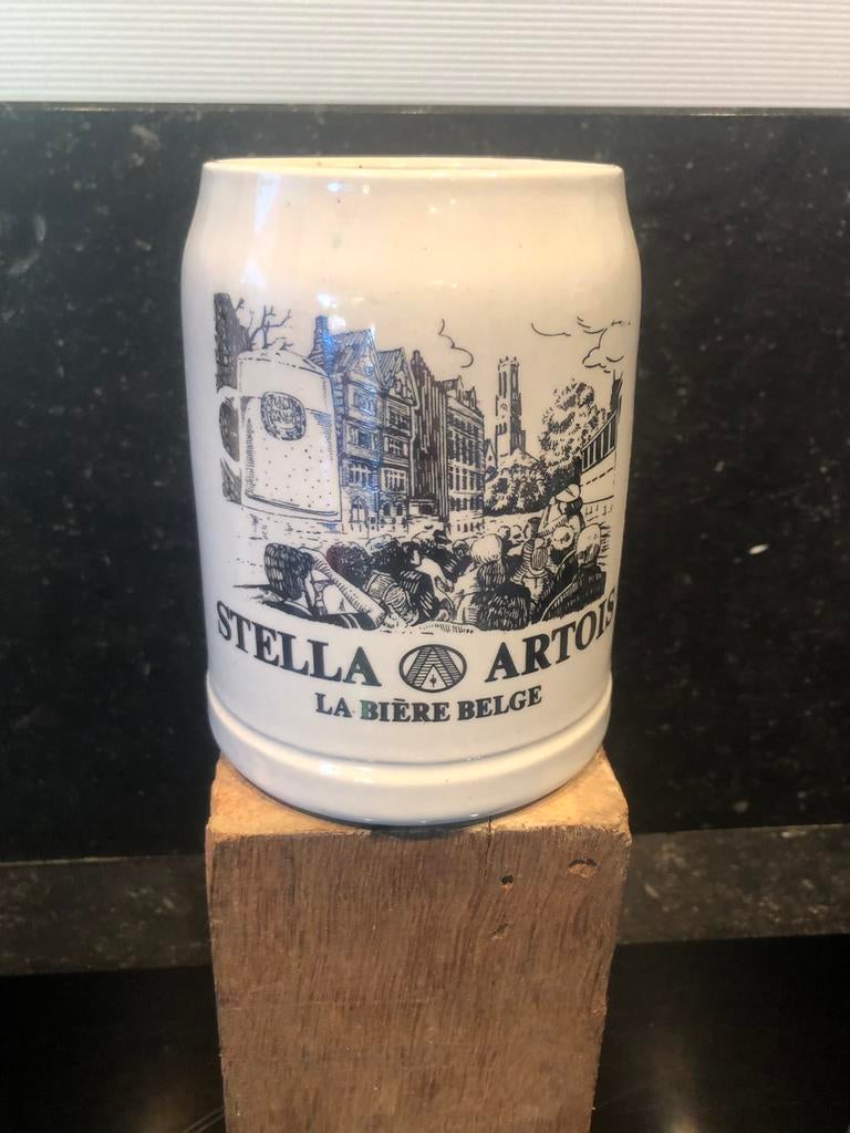 Stella Artois 0,5 liter pul bierpul kroes chope 1973-1975, Enlèvement ou Envoi, Comme neuf, Chope(s), Stella Artois