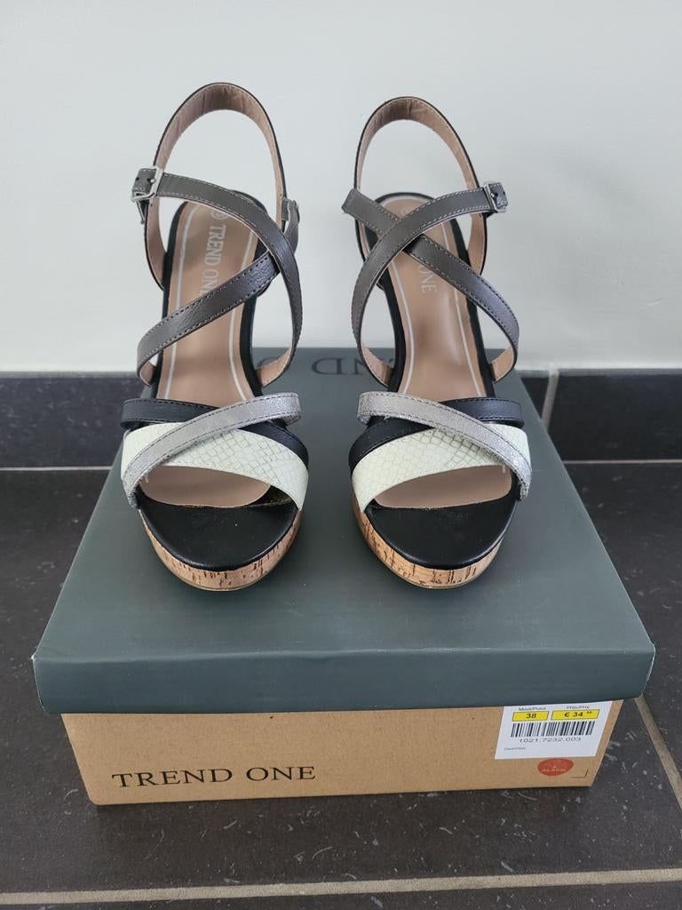 Zomerschoenen, Ophalen of Verzenden, Schoenen met hoge hakken, Trend One, Zo goed als nieuw