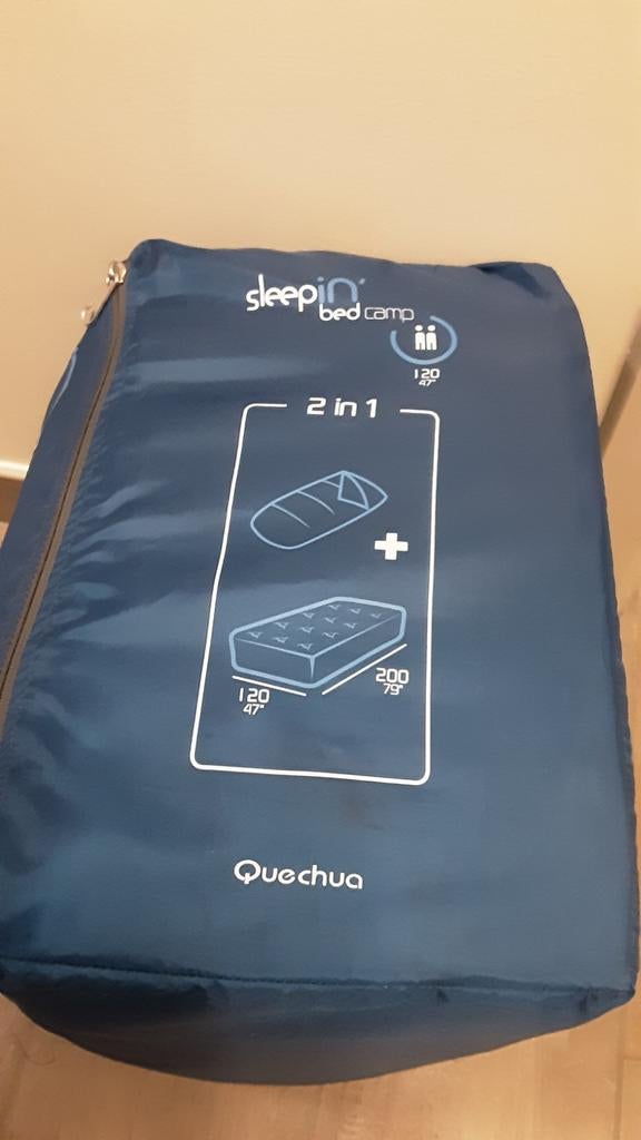 Combinatie luchtmatras met slaapzak quechua - decathlon, Caravans en Kamperen, Ophalen