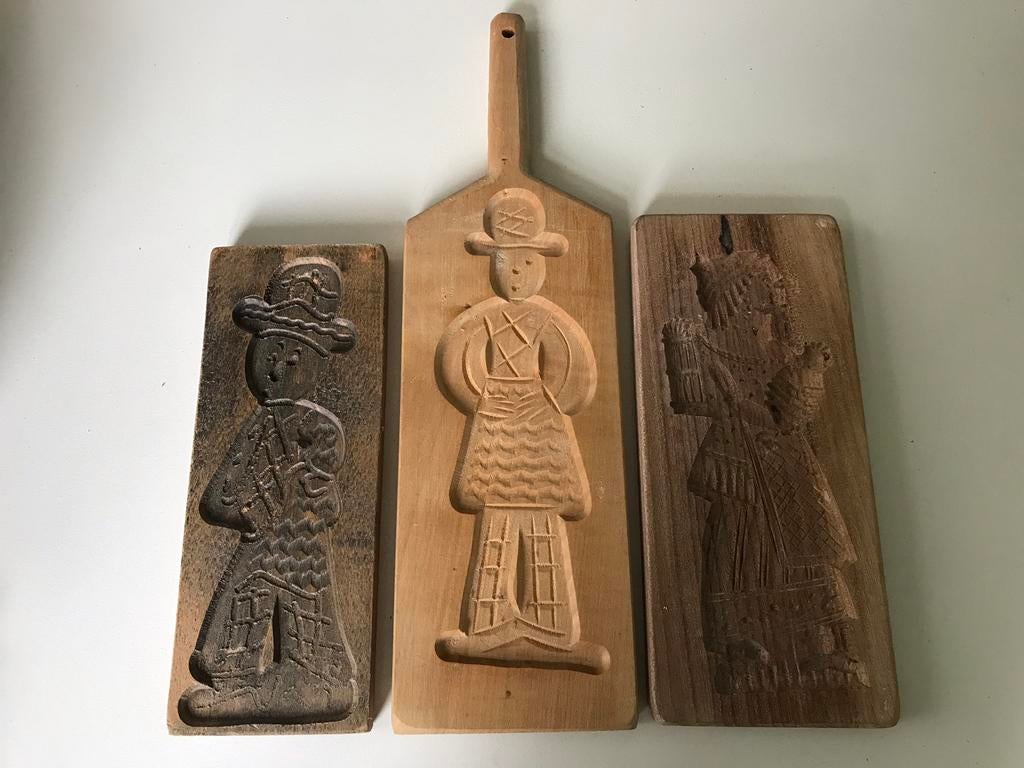 Houten specuulaasplanken speculaas vormen planken, Ophalen of Verzenden