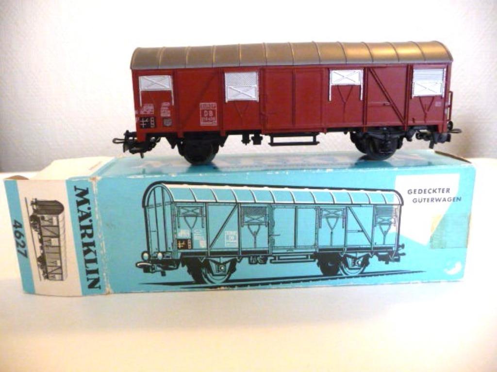 4627 MÄRKLIN – Gesloten goederenwagen/Wagon fermée (C2400057, Wisselstroom, Wagon, Ophalen of Verzenden, Zo goed als nieuw