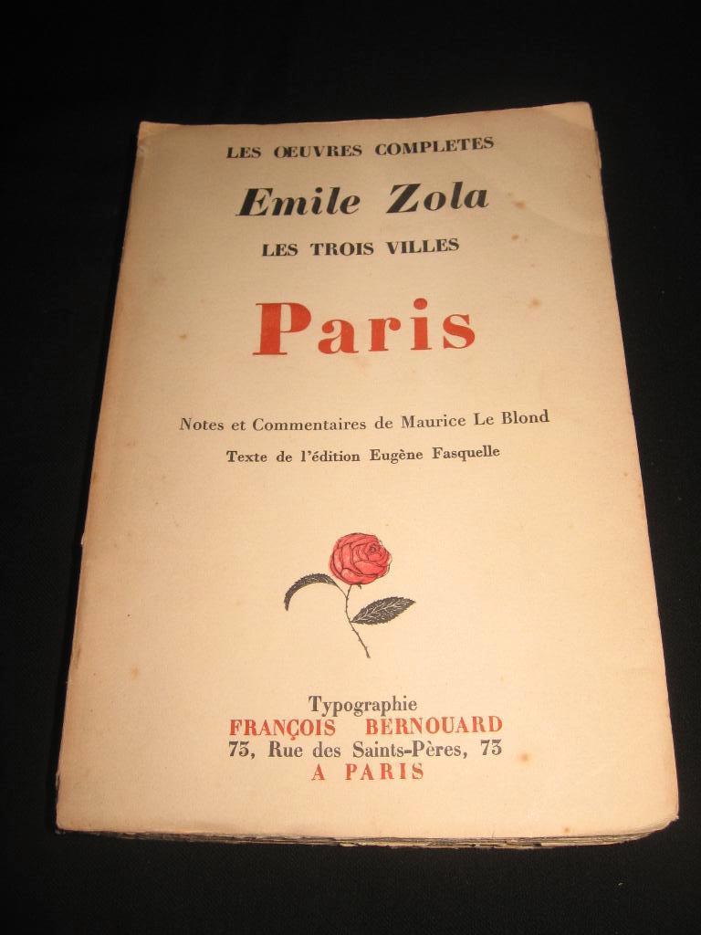 Emile Zola Paris, Boeken, Ophalen of Verzenden, Gelezen, Emile Zola, Europa overig