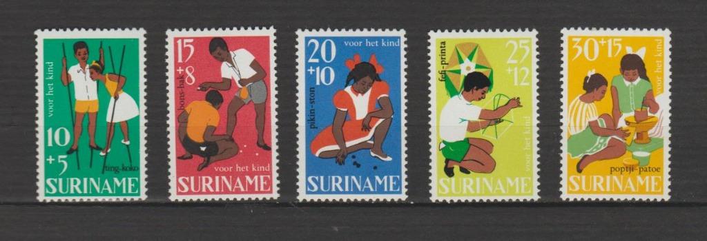 Timbres Enfants Suriname 1967 **, Timbres & Monnaies, Timbres | Surinam, Envoi, Non oblitéré