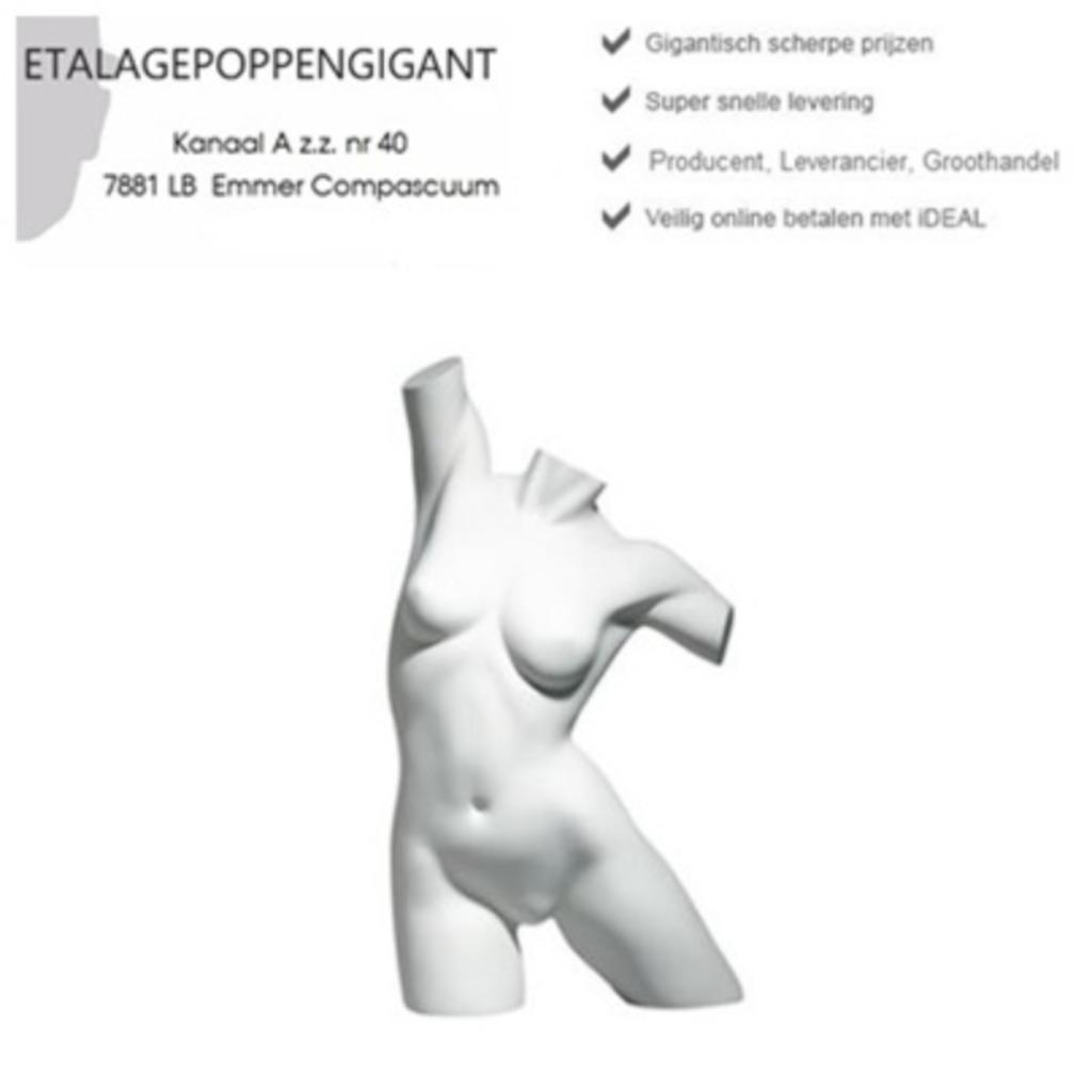 Dames Torso Lingerie Piepschuim, Overige typen, Wit, Nieuw, Ophalen of Verzenden