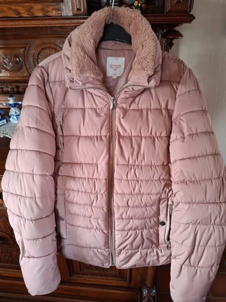 Winter jas, Ophalen, Gedragen, Maat 42/44 (L), Roze