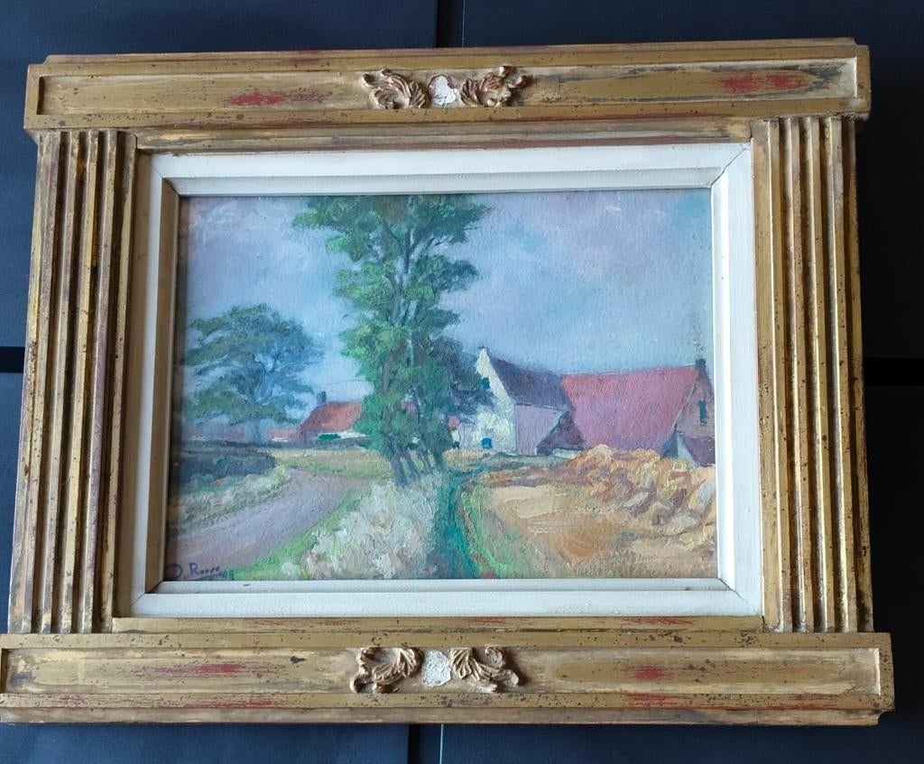 Schilderij O. Roose, Ophalen of Verzenden