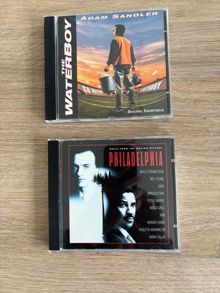 Per stuk: CD van de film Philadelphia en The WaterBoy, Ophalen of Verzenden, Zo goed als nieuw