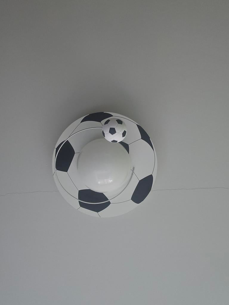 Voetballamp plafond jongenskamer, Ophalen, Zo goed als nieuw, Metaal