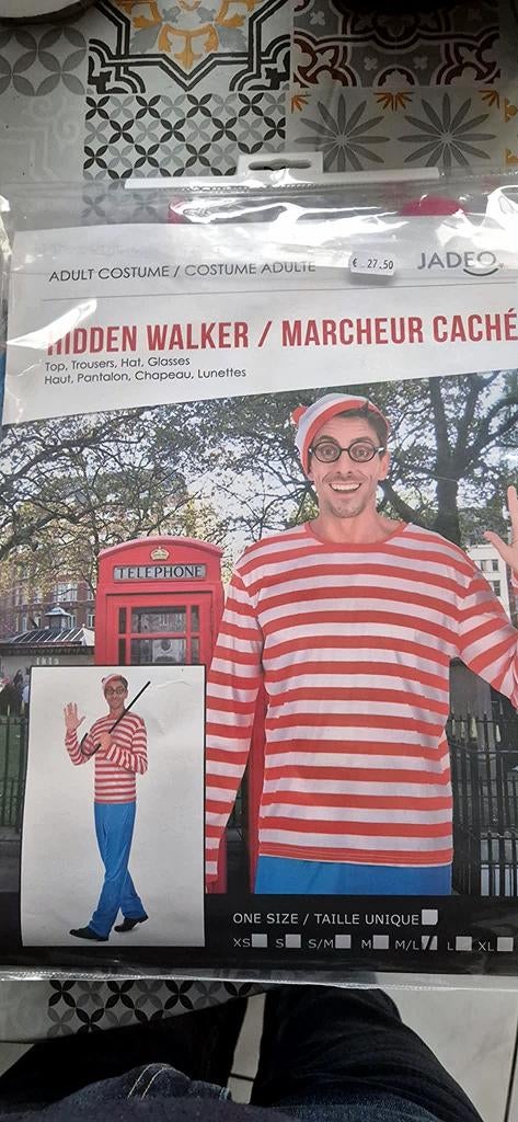 Carnaval : costume Charly, Enlèvement ou Envoi, Comme neuf