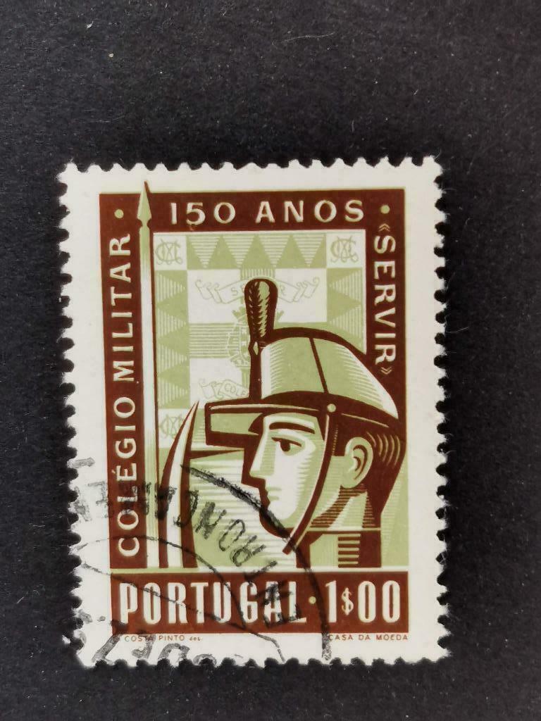 Portugal 1954 - école militaire, Envoi, Portugal, Affranchi