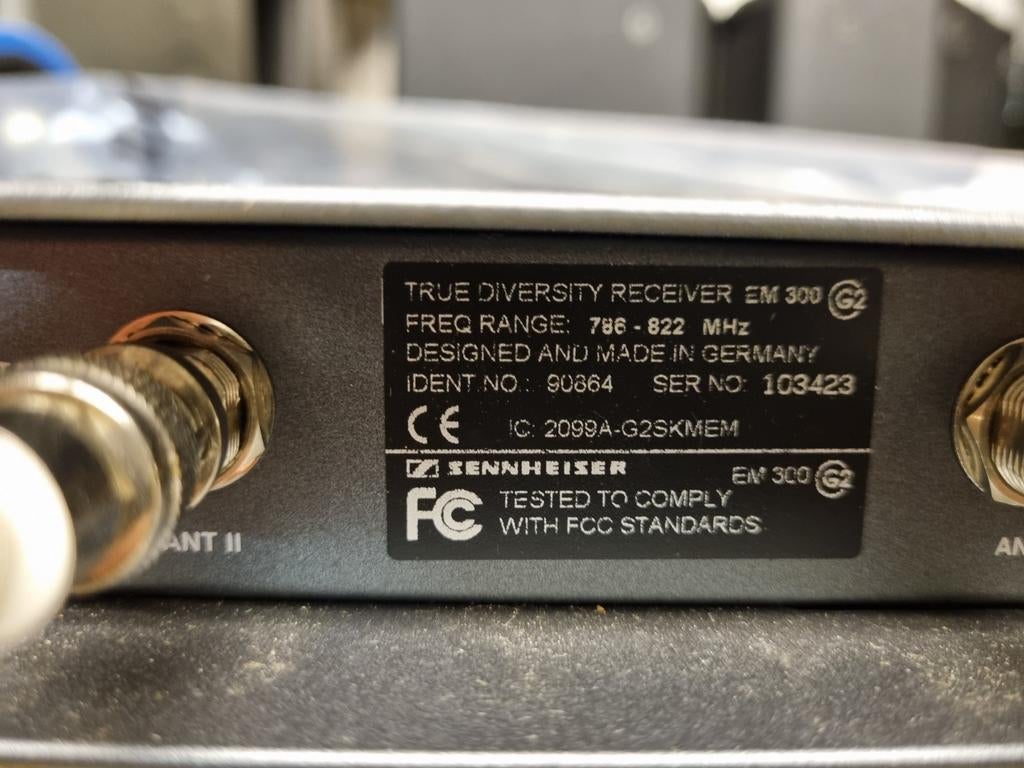 Sennheiser ew300 + bodypack, Ophalen, Gebruikt