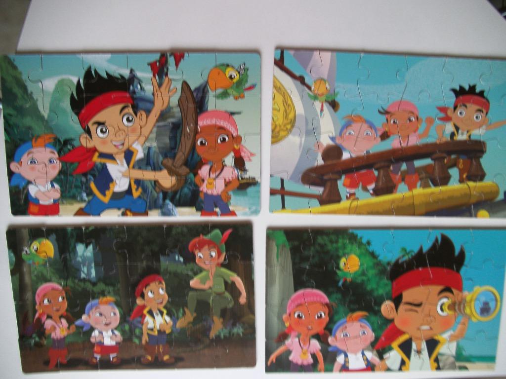 Jake en de Nooitgedachtland Piraten Houten puzzels, Kinderen en Baby's, Ophalen of Verzenden, Gebruikt