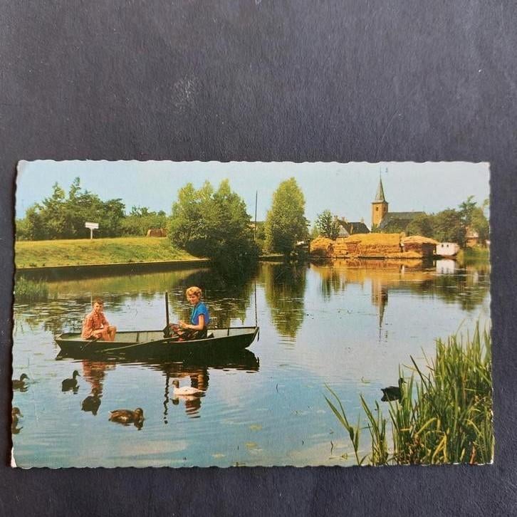 Oude postkaart Eernewoude (Friesland), Verzamelen, Postkaarten | Nederland, Ophalen of Verzenden, Friesland