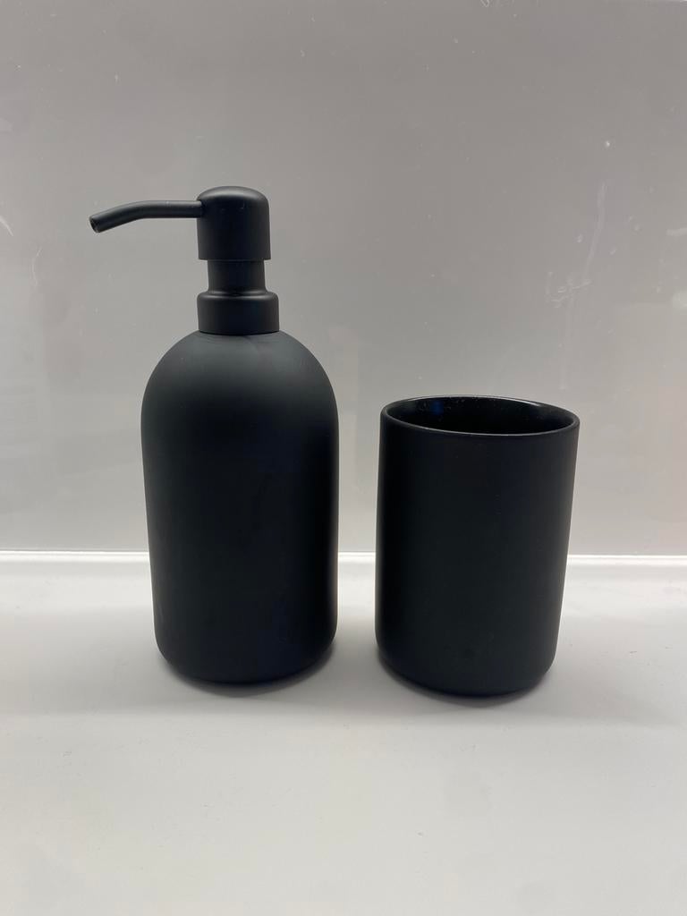 Badkamer accessoireset, Ophalen, Gebruikt, Zwart, Overige typen
