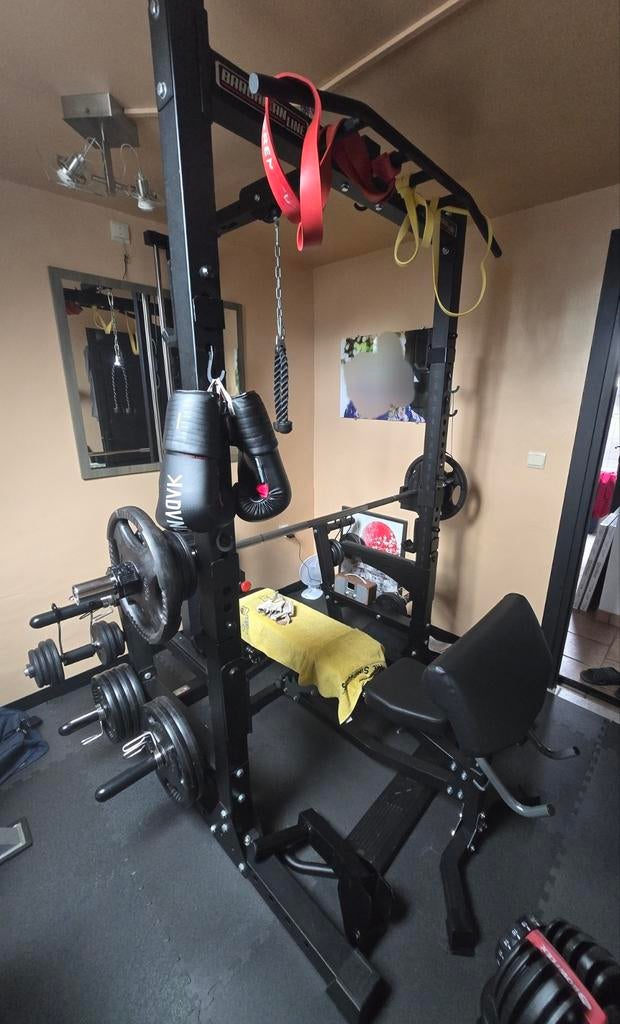 Cage de musculation ATX (Barbarian Line), Enlèvement, Barre d'haltères