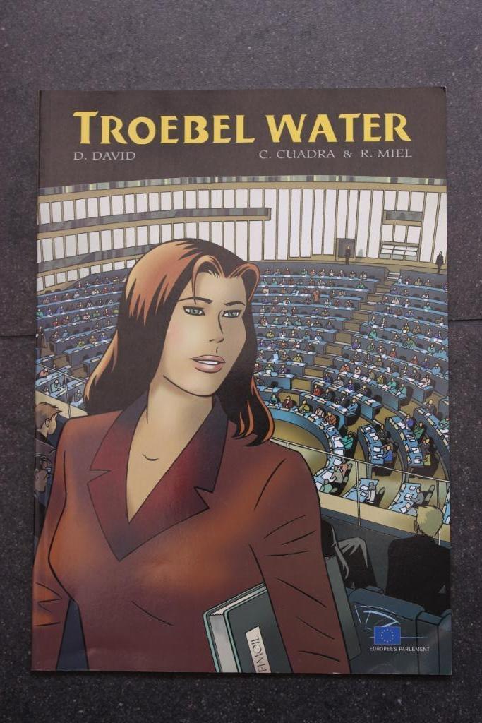 STRIP SC TROEBEL WATER DOMINIQUE DAVID  RUDI MIEL, Boeken, Ophalen of Verzenden