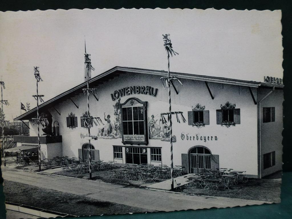 Grossgaststätte oberbayern in der expo brüssel 1958 thill, Ophalen of Verzenden, 1940 tot 1960, Ongelopen