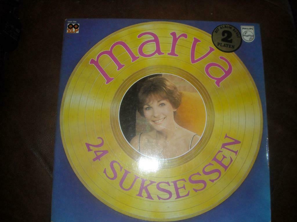 2LP Marva : 24 Suksessen, Ophalen of Verzenden