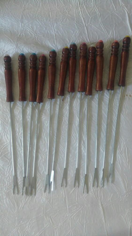 Vintage 12 fourchettes à fondue, Enlèvement ou Envoi, Comme neuf